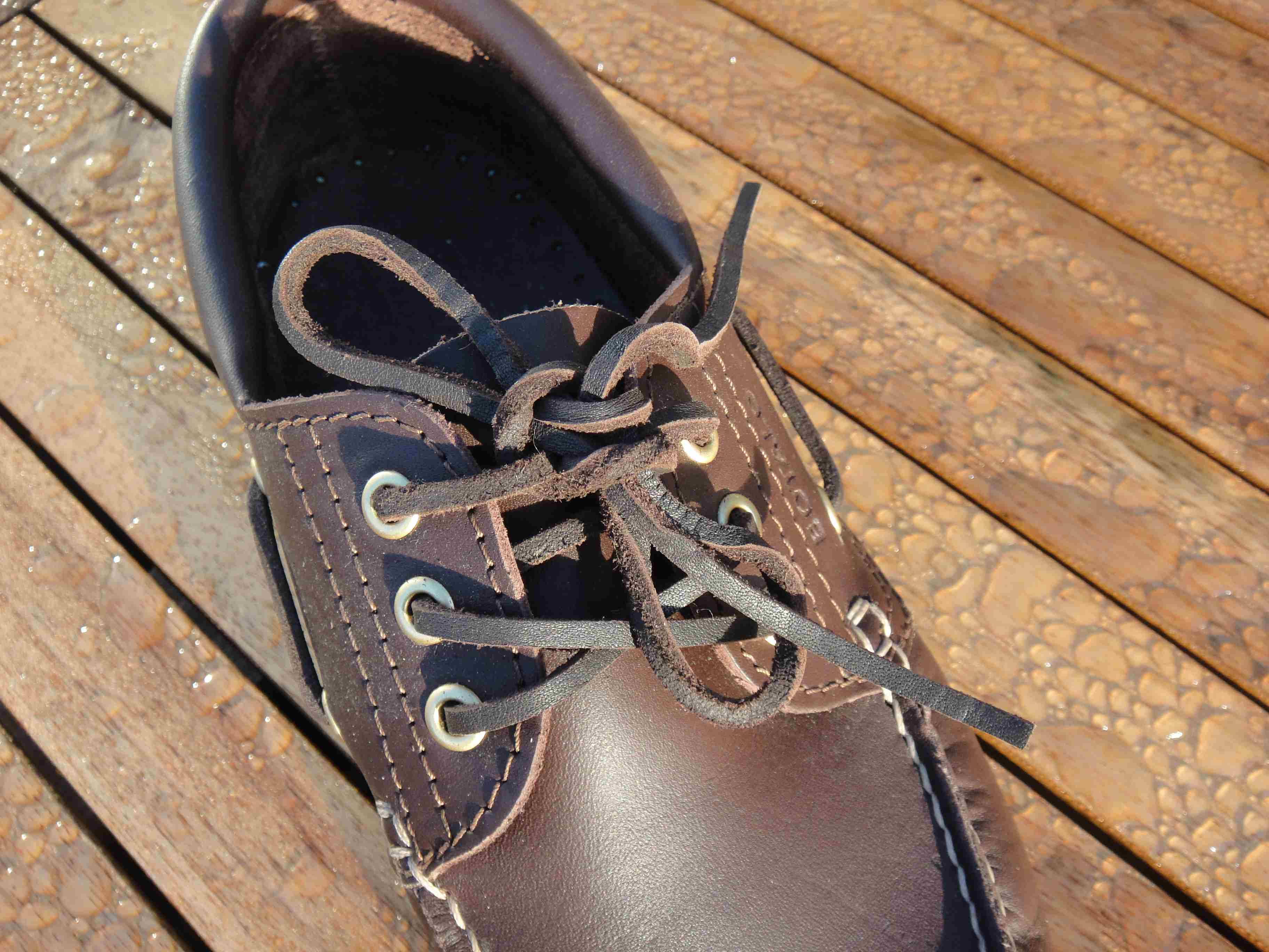 noeud lacet chaussure bateau