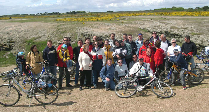  Dimanche 15 mai,  rallye "découverte" de l’île de Groix à vélo